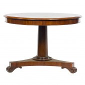 EMPIRE STYLE MAHOGANY CENTER T