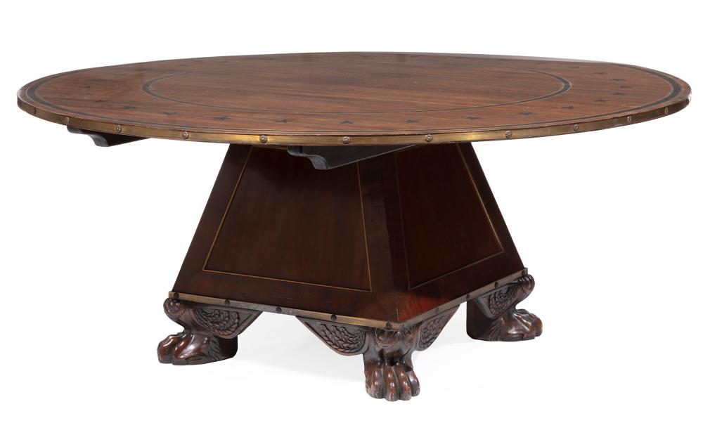 EMPIRE-STYLE MAHOGANY CENTER