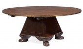 EMPIRE-STYLE MAHOGANY CENTER T