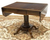 EMPIRE STYLE MAHOGANY DROP-LEA
