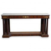 EMPIRE STYLE MAHOGANY & ORMOLU