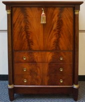 EMPIRE STYLE MAHOGANY ORMOLU M