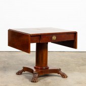 EMPIRE-STYLE MAHOGANY SOFA TAB
