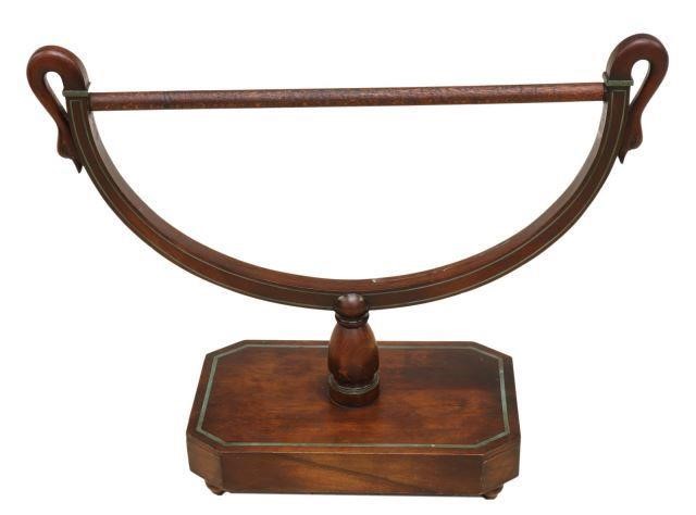 EMPIRE STYLE MAHOGANY SWAN MIRROR