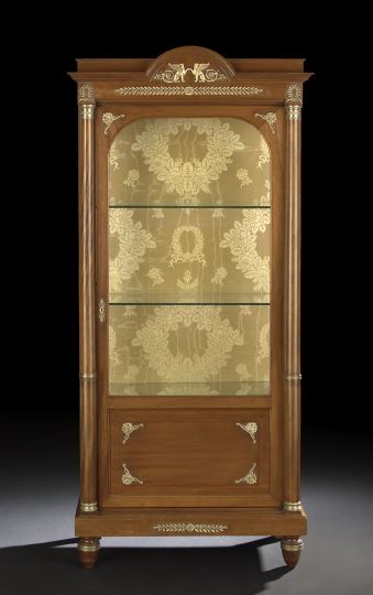 Empire-Style Mahogany Vitrine, 