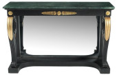 EMPIRE STYLE MARBLE-TOP PARCEL