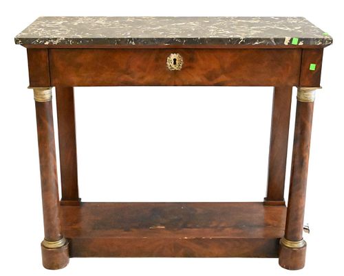 EMPIRE STYLE MARBLE TOP PIER