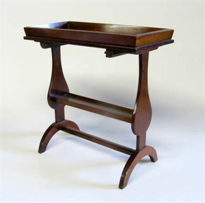 Empire style miniature mahogany