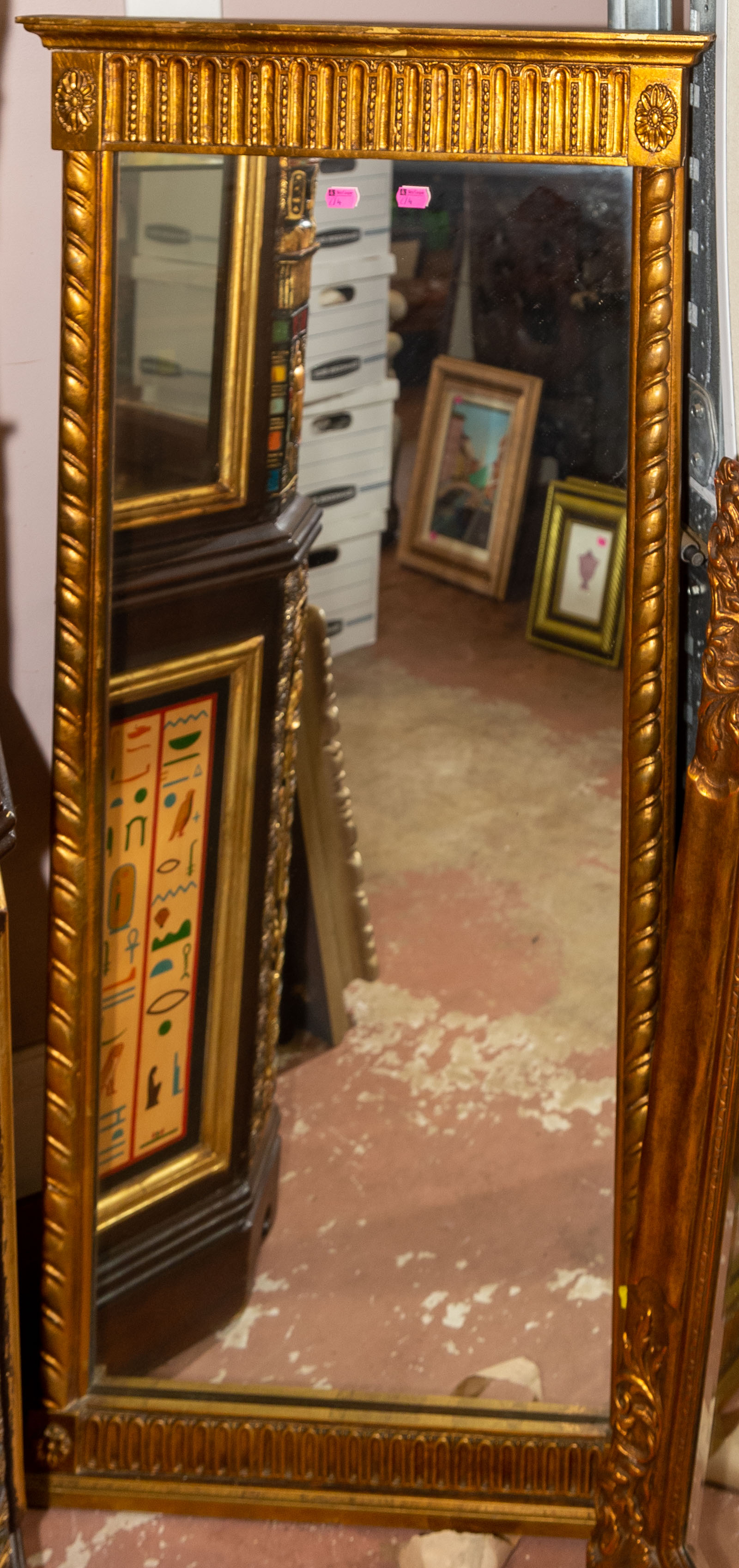EMPIRE-STYLE MIRROR 48 3/4 in.