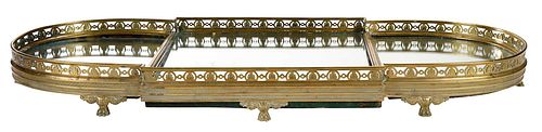 EMPIRE STYLE MIRRORED AND GILT