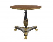 EMPIRE STYLE ORMOLU MOUNTED FL