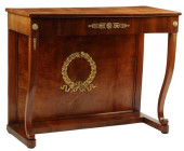 EMPIRE STYLE ORMOLU MOUNTED MA