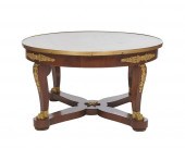 EMPIRE STYLE ORMOLU MOUNTED MA
