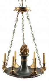 EMPIRE STYLE PARCEL GILT & TOL