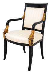 EMPIRE STYLE PARCEL GILT EBONI