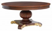 EMPIRE STYLE PARCEL GILT MAHOG