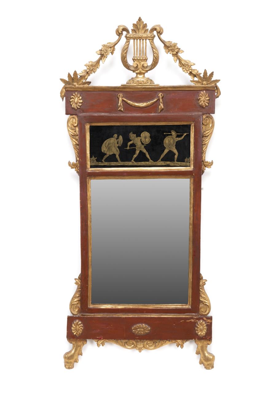 EMPIRE STYLE PARCEL GILT VERRE