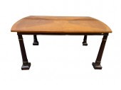 EMPIRE STYLE PARTIAL GILT MAHO
