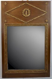 EMPIRE-STYLE PARTIAL GILT TRUM