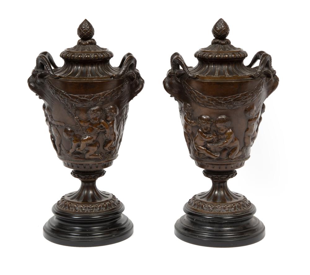 EMPIRE-STYLE PATINATED BRONZE