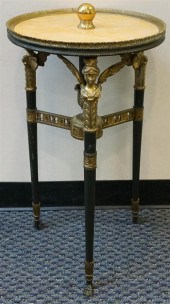 EMPIRE STYLE PATINATED METAL M
