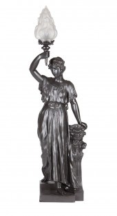 EMPIRE-STYLE PATINATED PLASTER