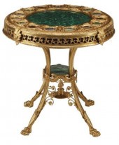 EMPIRE STYLE STONE INLAID BRON