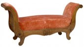 EMPIRE STYLE VELVET UPHOLSTERE