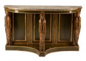 EMPIRE-STYLE VERTE PEINTE AND