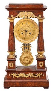 EMPIRE STYLE WOOD AND GILT BRO