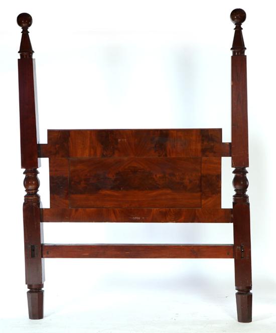 EMPIRE TALL POST BED.  American.