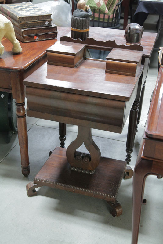 EMPIRE VANITY STAND. Mahogany