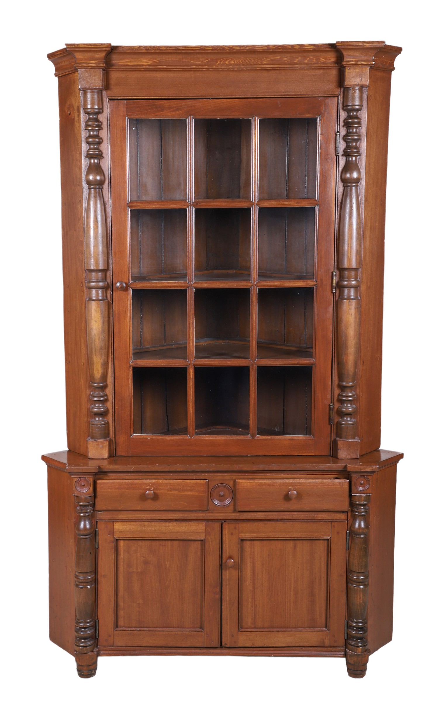 Empire Walnut 2 pc Corner
