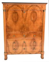 EMPIRE WALNUT SECRETAIRE, HAVI