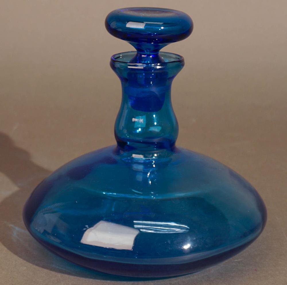EMPOLI ITALIAN BLUE GLASS SHIP'S