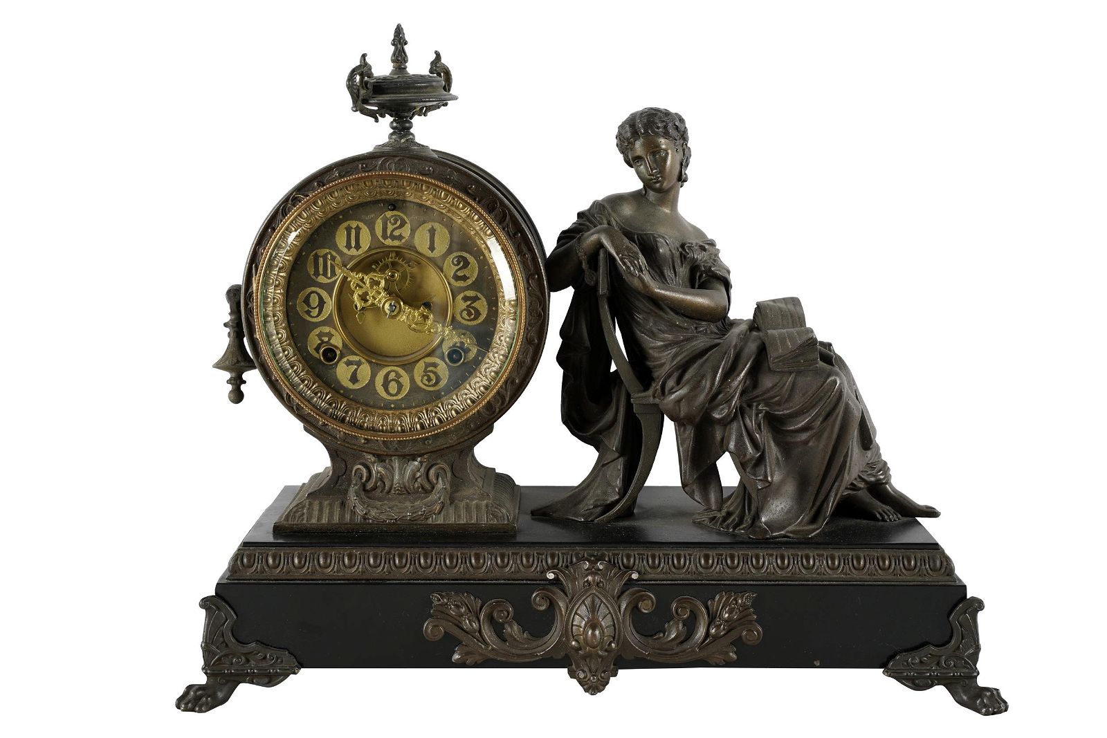 EMPPIRE STYLE SPELTER MANTEL
