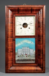 E.N. WELCH MAHOGANY EIGHT-DAY
