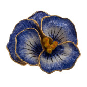 ENAMEL, 18K PANSY PIN, TIFFANY