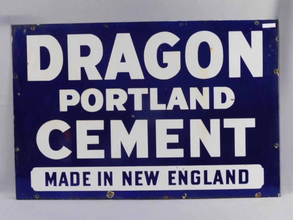 ENAMEL ADVERTISING SIGN,