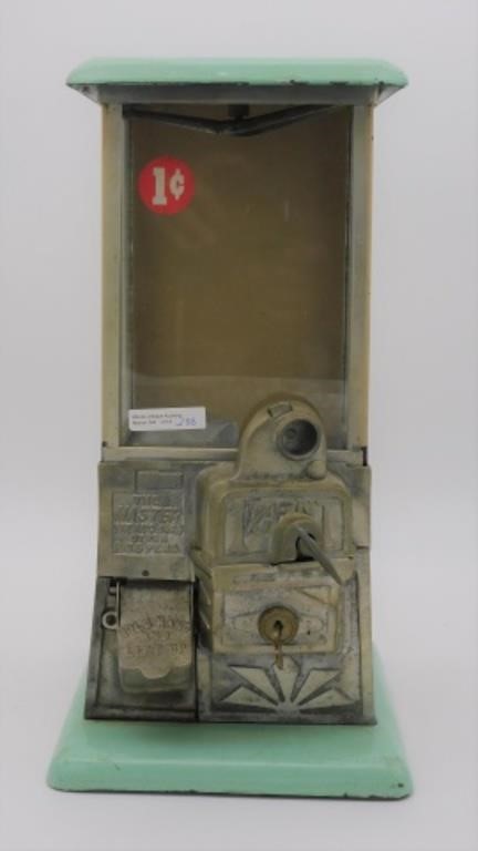 ENAMEL AND TIN GUMBALL MACHINE, 1