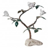 ENAMEL BONSAI FLORAL TREEEname