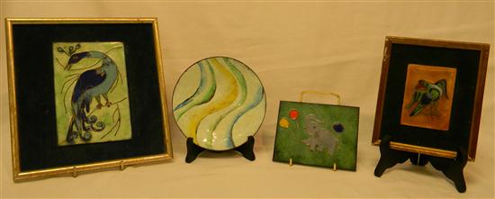 Enamel dish  6''; along with