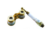 ENAMEL OPERA GLASSES WITH HAND