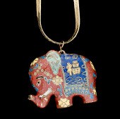 Enameled Asian Elephant An ena