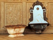 ENAMELED CAST IRON GARDEN LAVA