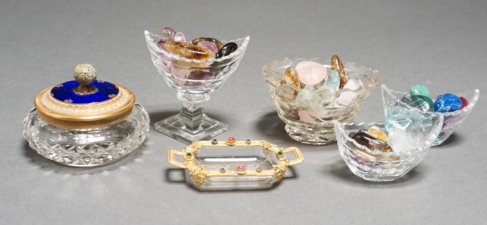 ENAMELED DECORATED ORMOLU AND
