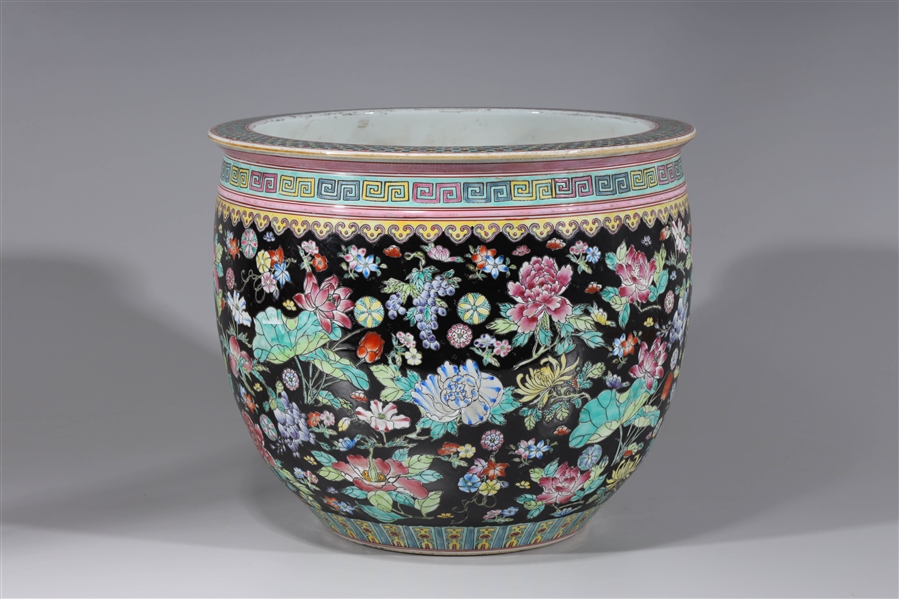 Enameled large Chinese porcelain