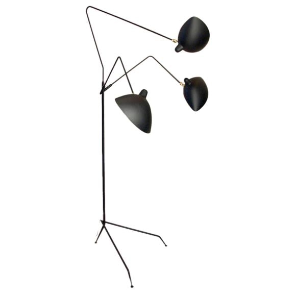ENAMELED METAL FLOOR LAMP AFTER