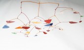 ENAMELED METAL MOBILE SCULPTUR