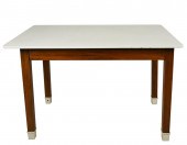 ENAMELED METAL & WOOD PASTRY T
